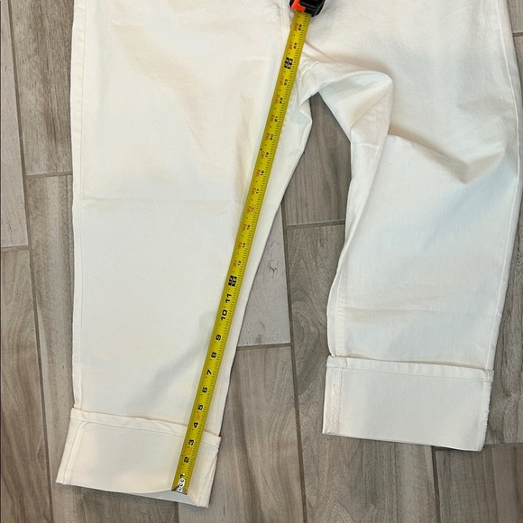 Frye Women's Cropped Cream Pants - Picture 12 of 12